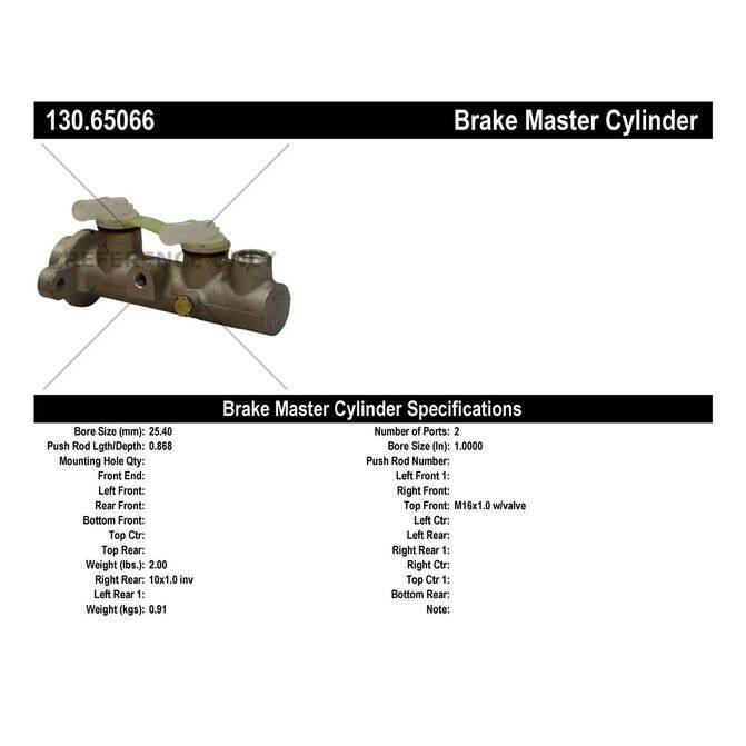 CEN CENTRIC PARTS 13065066