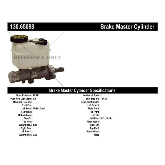 CEN CENTRIC PARTS 13065088