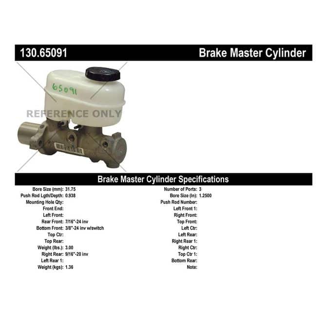 CEN CENTRIC PARTS 13065091