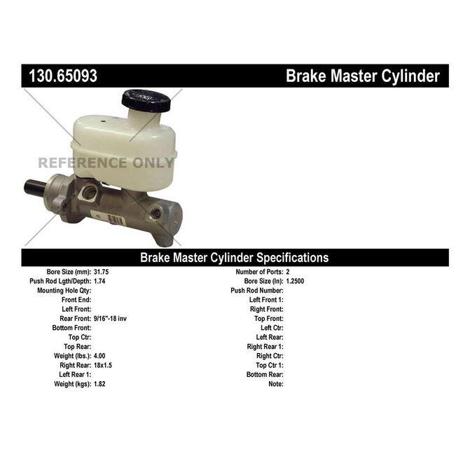 CEN CENTRIC PARTS 13065093