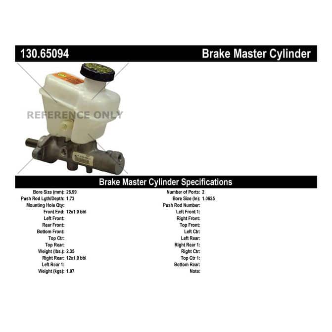 CEN CENTRIC PARTS 13065094