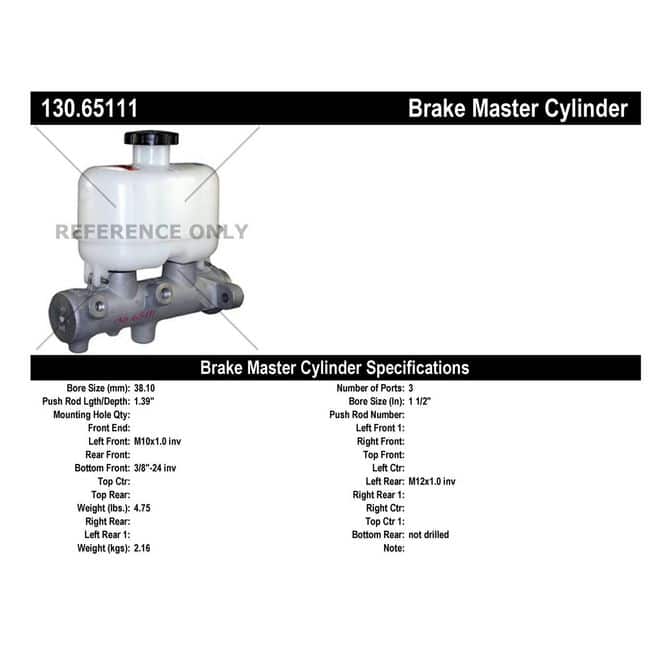 CEN CENTRIC PARTS 13065111