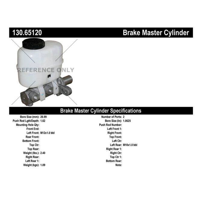 CEN CENTRIC PARTS 13065120