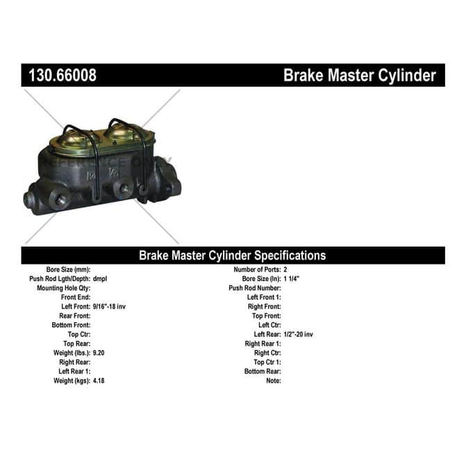 CEN CENTRIC PARTS 13066008