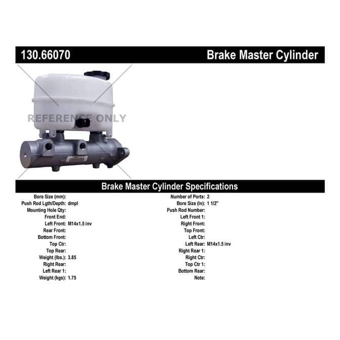CEN CENTRIC PARTS 13066070