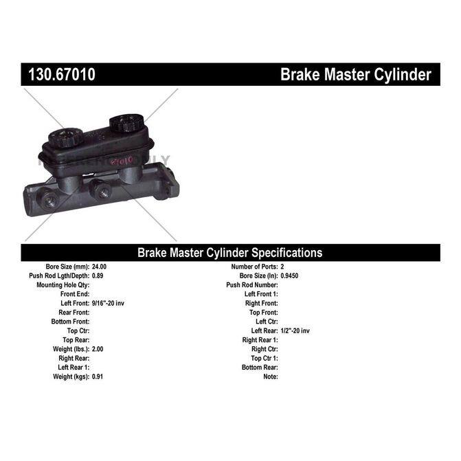 CEN CENTRIC PARTS 13067010