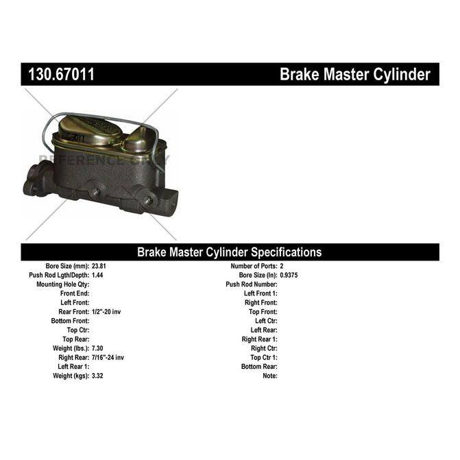CEN CENTRIC PARTS 13067011
