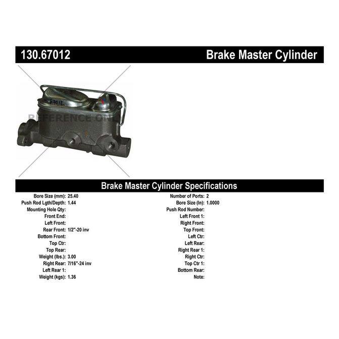 CEN CENTRIC PARTS 13067012