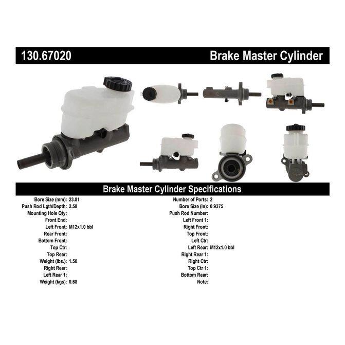 CEN CENTRIC PARTS 13067020