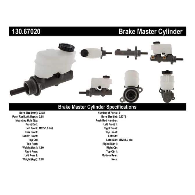 CEN CENTRIC PARTS 13067020