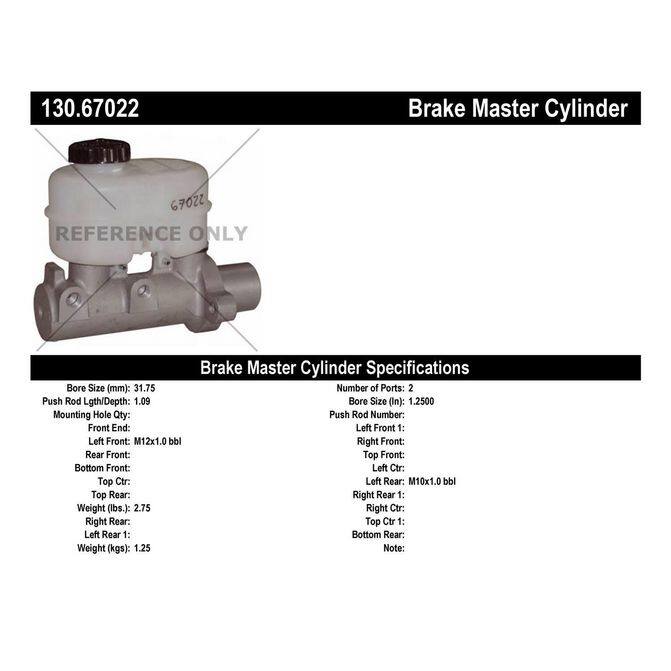 CEN CENTRIC PARTS 13067022