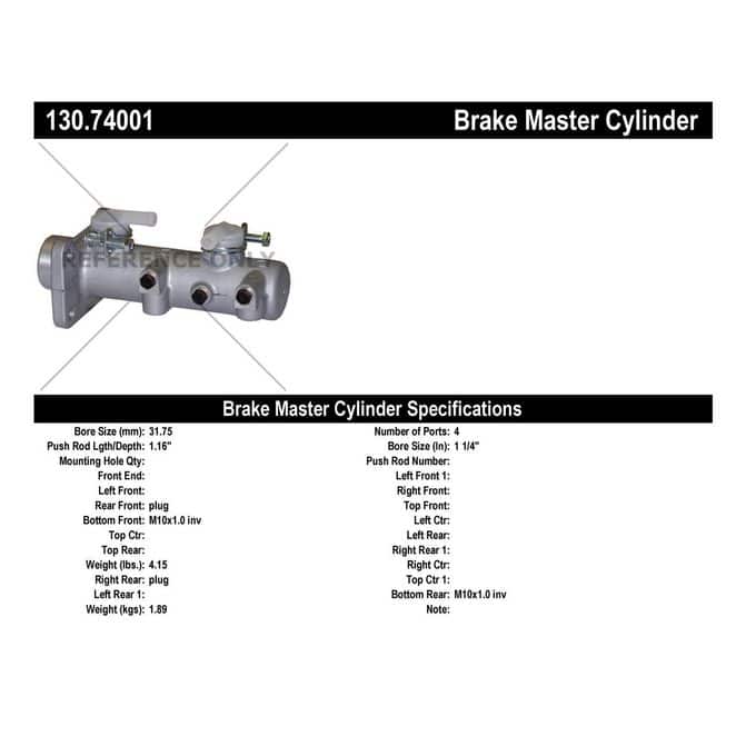 CEN CENTRIC PARTS 13074001