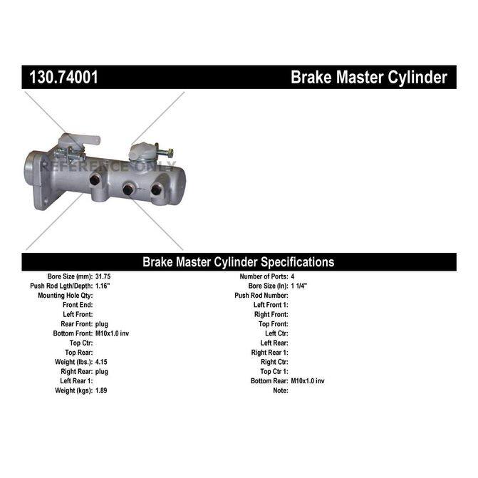 CEN CENTRIC PARTS 13074001
