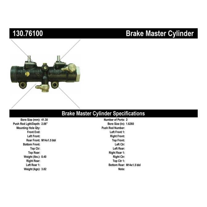 CEN CENTRIC PARTS 13076100