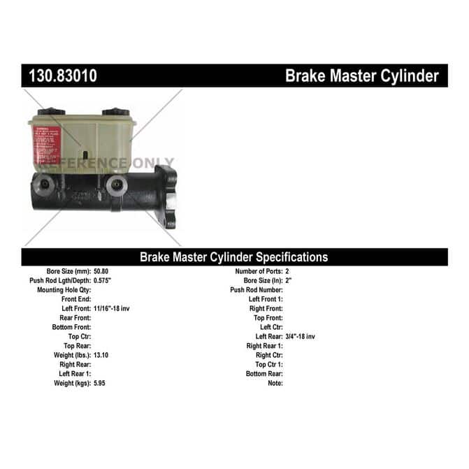 CEN CENTRIC PARTS 13083010