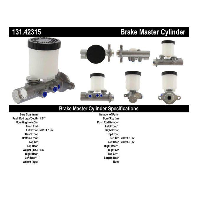 CEN CENTRIC PARTS 13142315