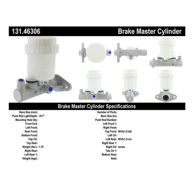 CEN CENTRIC PARTS 13146306