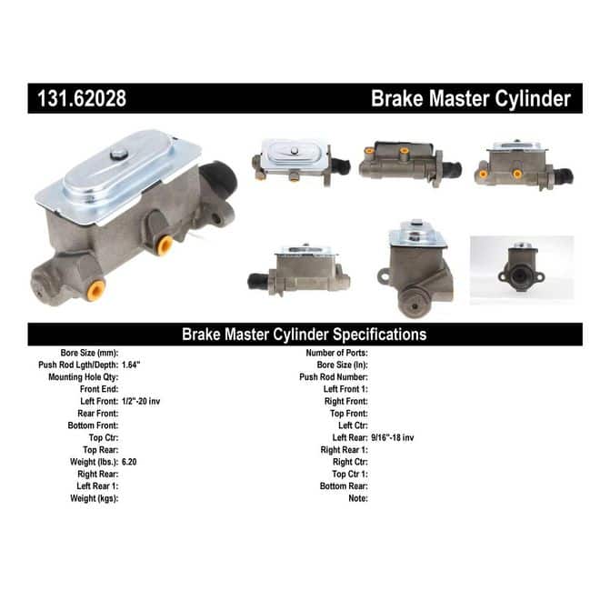 CEN CENTRIC PARTS 13162028