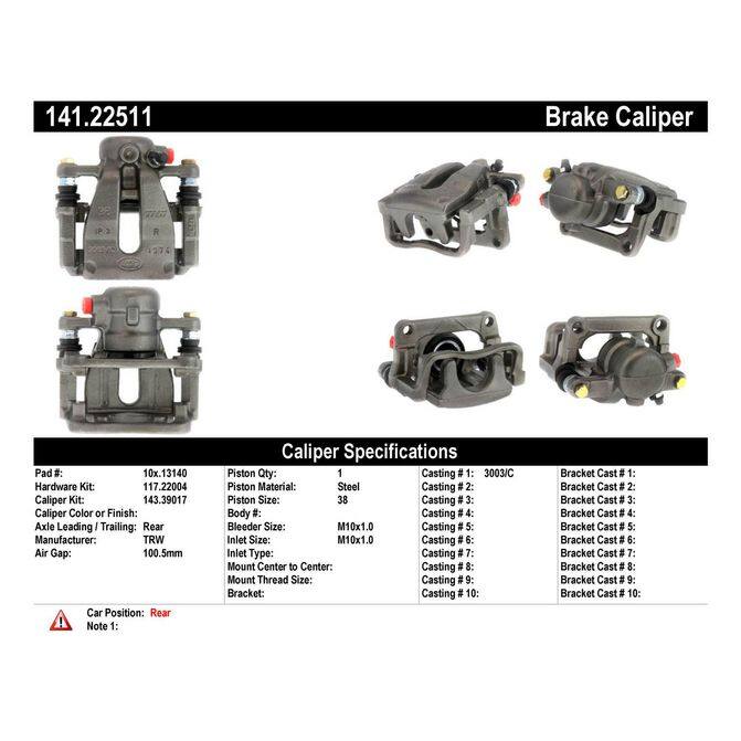 CENCENTRIC PARTS14122511