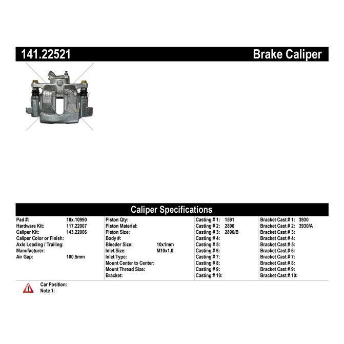 CENCENTRIC PARTS14122521