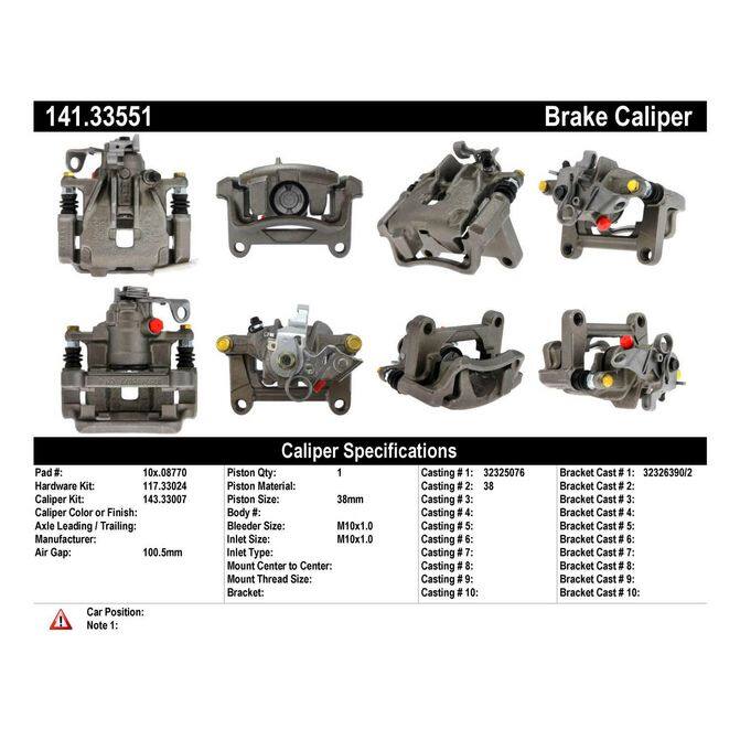 CENCENTRIC PARTS14133551