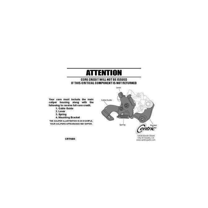 CENCENTRIC PARTS14133552
