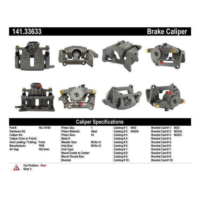 CENCENTRIC PARTS14133633