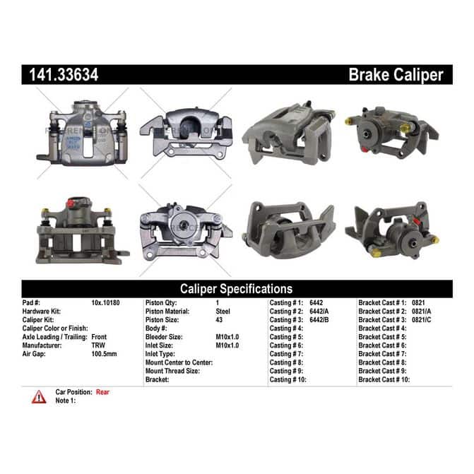 CENCENTRIC PARTS14133634
