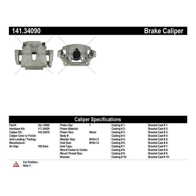 CENCENTRIC PARTS14134090