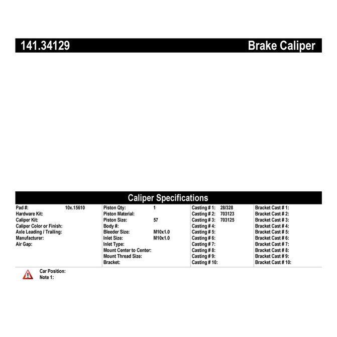 CENCENTRIC PARTS14134129
