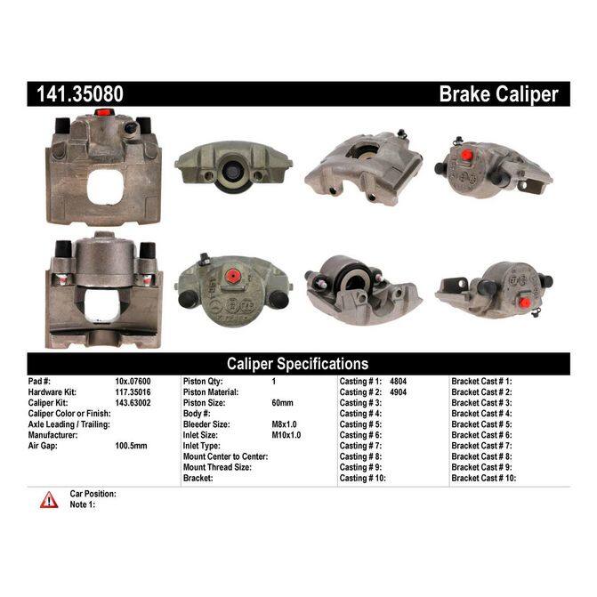 CENCENTRIC PARTS14135080