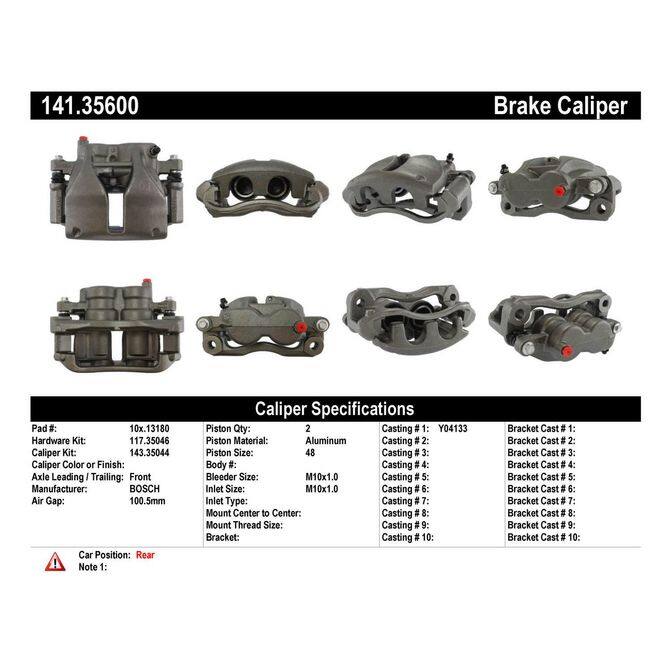 CENCENTRIC PARTS14135600