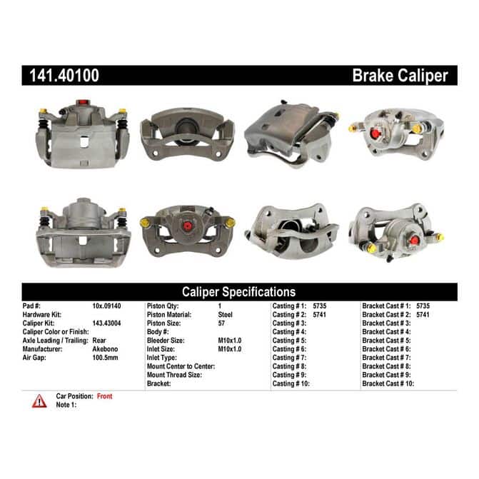 CENCENTRIC PARTS14140100