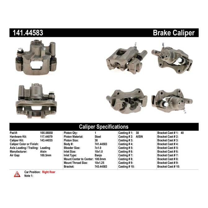 CENCENTRIC PARTS14144583