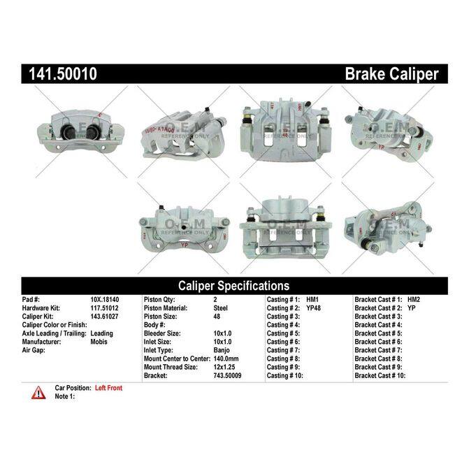 CENCENTRIC PARTS14150010