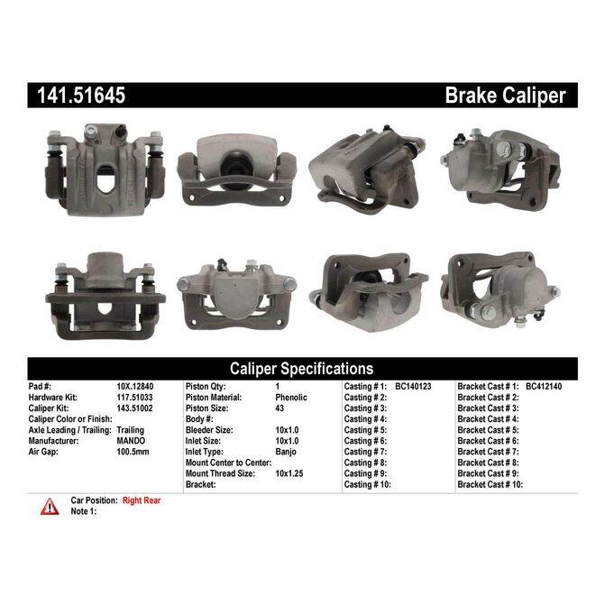 CENCENTRIC PARTS14151645