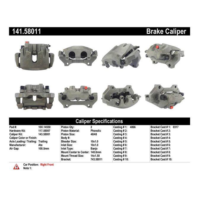 CENCENTRIC PARTS14158011