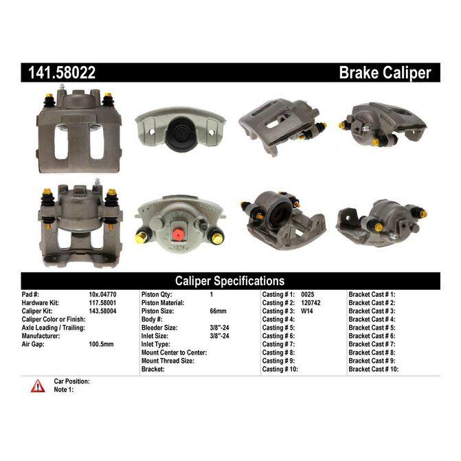 CENCENTRIC PARTS14158022
