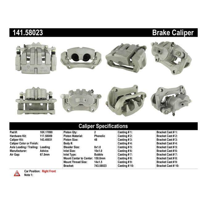 CENCENTRIC PARTS14158023