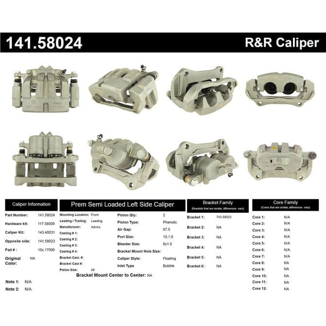 CENCENTRIC PARTS14158024