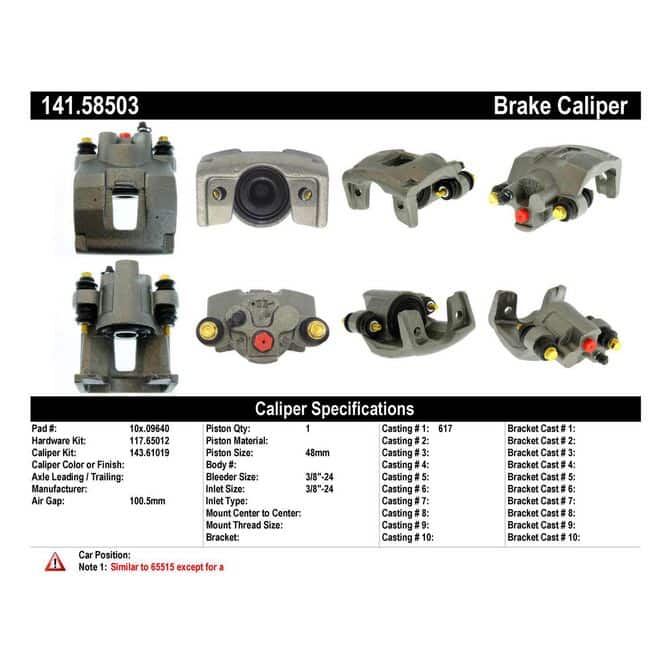 CENCENTRIC PARTS14158503