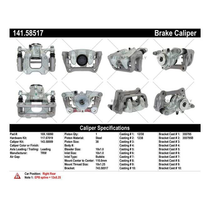 CENCENTRIC PARTS14158517