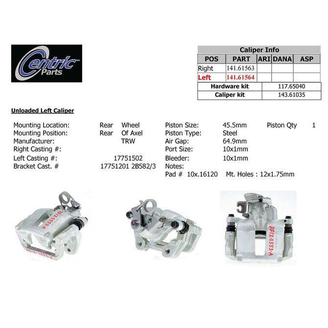 CENCENTRIC PARTS14161564