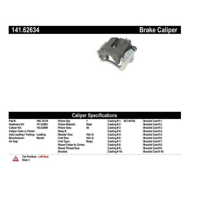 CENCENTRIC PARTS14162634