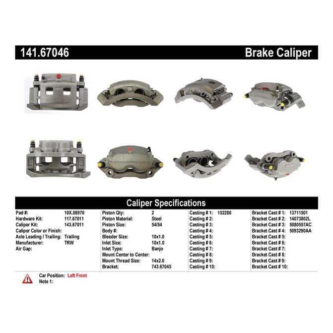 CENCENTRIC PARTS14167046