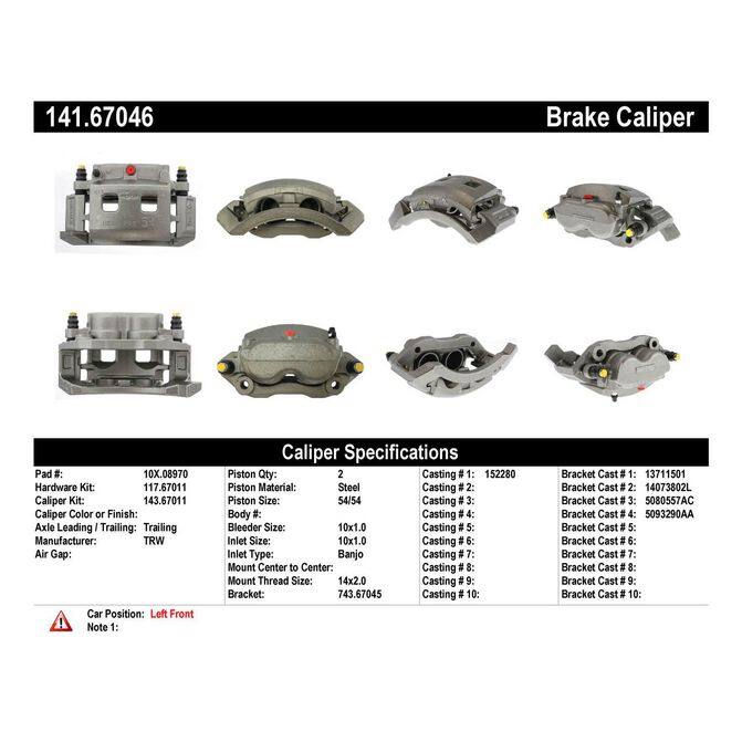 CENCENTRIC PARTS14167046