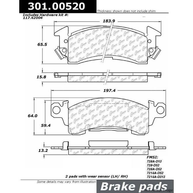 CENCENTRIC PARTS30100520