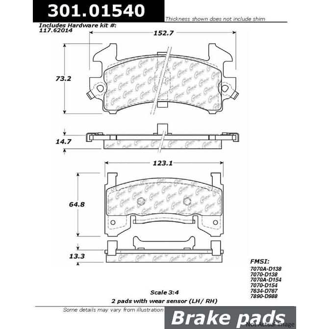 CENCENTRIC PARTS30101540