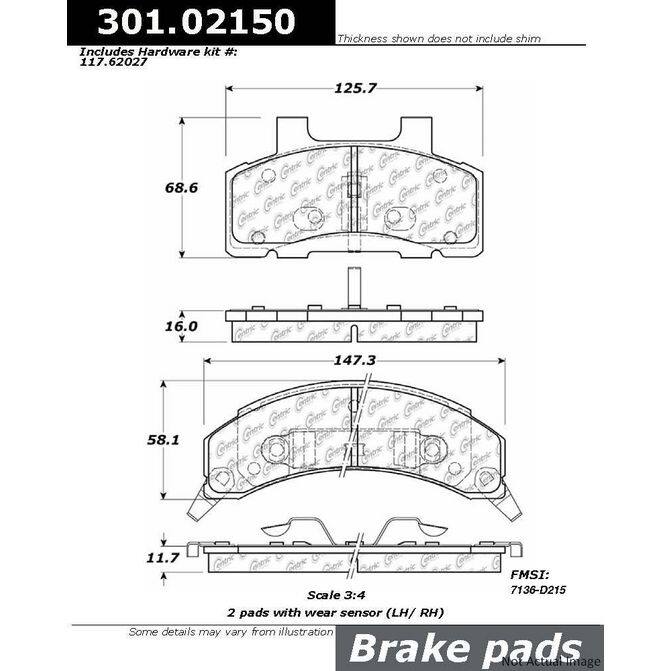 CENCENTRIC PARTS30102150
