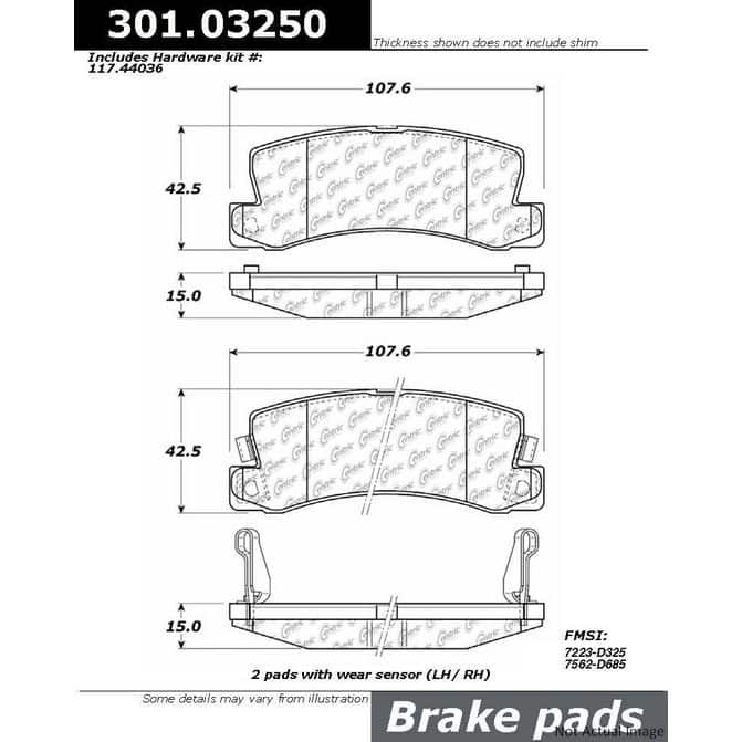 CENCENTRIC PARTS30103250